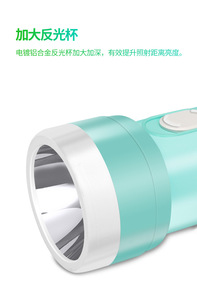 Mini linterna LED portátil, linterna impermeable recargable por USB, luz blanca para emergencias, hogar y Camping - Product Image 1