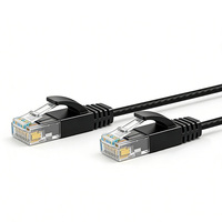 Câble réseau RJ45 Cat6 ultra fin 1000 Mbps Gigabit Ethernet, cordon de raccordement UTP en cuivre pur pour la maison et le bureau