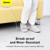 Baseus Câble USB de chargement micro rapide pour Xiaomi Redmi Reversible 2M Câble de données de chargeur micro USB pour téléphones Samsung