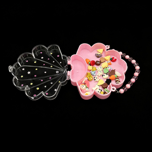 Scatola Portatile a Forma di Conchiglia in Plastica PS FANG YUAN |   Contenitore per Gioielli e Cosmetici per Collane e Anelli Capacità 0-1L - Product Image 2