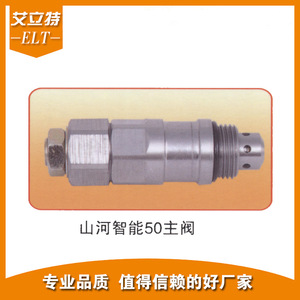 Soupape de commande principale d'excavatrice Sunward Intelligent 50 soupape de trop-plein en acier inoxydable fabricant de pièces hydrauliques - Product Image 2