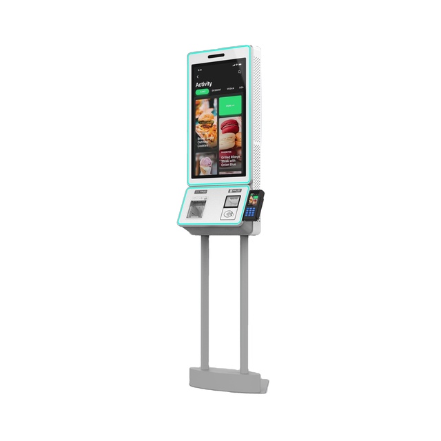 Automated Indoor Restaurant Meal Ticket Payment Machine with SDK Self-service Queue Ticketing Dispenser Order Kiosk