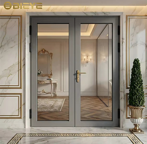 <span class=keywords><strong>Porte</strong></span> à battant en alliage <span class=keywords><strong>d</strong></span>'aluminium avec verre creux à l'argon, anti-UV, économie <span class=keywords><strong>d</strong></span>'énergie, pour villa, jardin, <span class=keywords><strong>entrée</strong></span> extérieure - Product Image 3