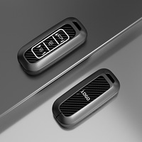 Ensemble de clés en alliage de zinc résistant aux rayures compatible avec Baojun OLIVER 530/560/360/310/730/E100/E200/W630, étui pour clé de voiture