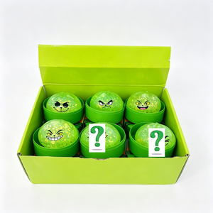 Juguetes Blandos de Navidad que Brillan en la Oscuridad de 8.5cm, Elfo Verde con Purpurina, Juguetes Sensoriales Blandos Misteriosos de Dumpling, Envío desde Almacén de EE. UU. - Product Image 2