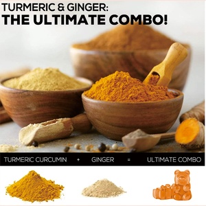 Gummies de Curcuma et Curcumine OEM pour la Santé et l'Énergie des Adultes, 60 Comprimés, 2 Gummies par Dose, Durée de Conservation de 24 Mois - Product Image 4