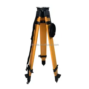 SDI018-2 tripod kepala bulat besar serat kaca tugas berat untuk stasiun total, teodolite dan RTK