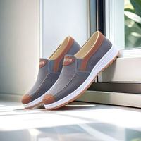 Chaussures en tissu style Pékin ancien, dessus en maille PVC, semelle en tendon de bœuf, décontractées, simples, antidérapantes, résistantes à l'usure, confortables pour la conduite et le travail