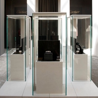 Bijoux de support blanc de haute qualité pour vitrine présentoirs de qualité supérieure