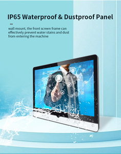 21.5 "özel NFC/RFID/HID endüstriyel dokunmatik ekran monitör 1920x1080 Linux Android toplantı odası ön kamera endüstriyel Panel Pc - Product Image 2