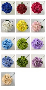 Composizioni Floreali Artificiali di Ortensie in Seta Sintetica, Bouquet Realistico con Texture Naturale per Matrimoni - Product Image 5