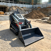 Chargeuse sur chenilles tout-terrain V800, moteur diesel Kubota 3 cylindres, garantie 1 an, conforme EPA EU5 pour les travaux agricoles et de construction