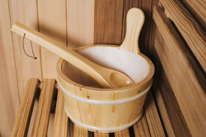 كابينة خشبية سهلة التركيب من Helius للساونا وغرفة تقليدية وبخار جاف مع Harivia في الهواء الطلق للبيع - Product Image 5