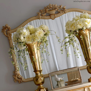 Miroir mural de luxe de grande taille, style italien classique, avec table console, vente en gros - Product Image 1