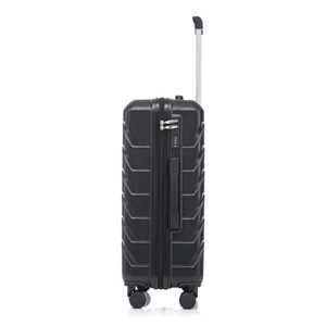 FCJ bagaglio a mano di lusso 20/24/28 pz ABS Spinner Set di valigie con portabicchieri e portamonete fodera in poliestere porta USB