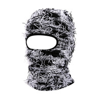 BESTELLA quantité minimale de commande bas OEM ODM logo de broderie personnalisé cagoule tricotée masque facial couverture complète coupe-vent chaud coupe-vent