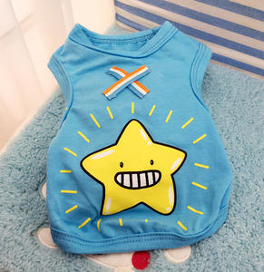 Pakaian hewan peliharaan musim panas kualitas baik Multi warna rompi anjing poliester berventilasi - Product Image 4