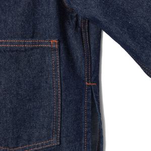 Chaqueta Vaquera Casual de Moda, Nueva Llegada, con Logotipo Personalizado, Chaqueta Vaquera Azul de Alta Calidad para Hombre - Product Image 5