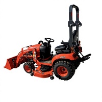 Tracteur à roues 22HP pour tracteur BX2380, système d'attache rapide, changement rapide de godets, capacité de levage de 739 lb, moteur diesel