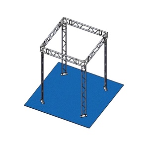 Cabina de exposición modular para interiores y exteriores, armazón de exposición de 3x3m, 10x10 pies, cabina de feria usada - Product Image 1