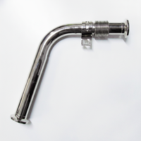 Tubo de Escape de Acero Modelo QSP A6011400057 para Iveco Daily 1983-1989, Sistema EGR, Lámina de Acero de 1.5 mm, Acabado Liso, EGR111