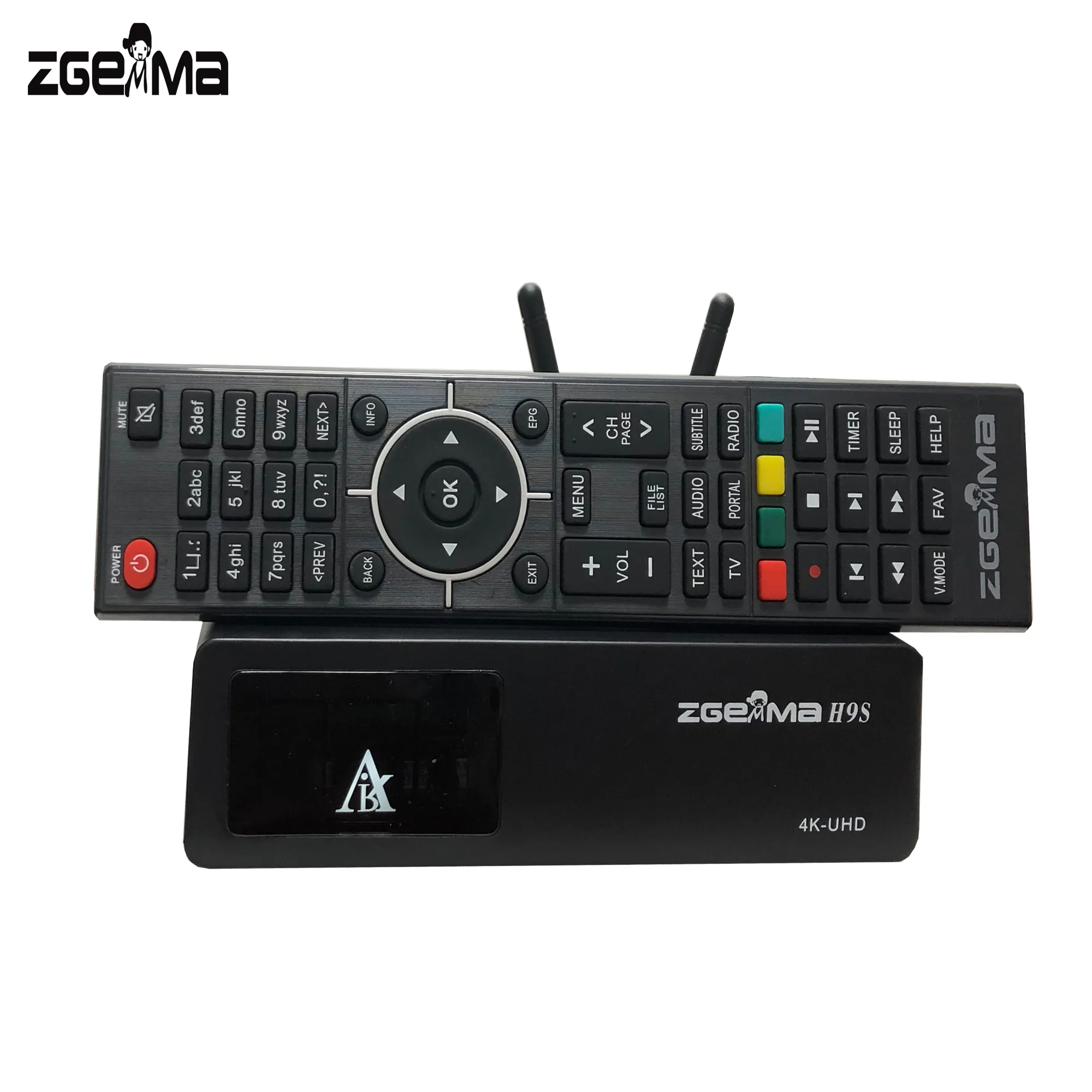 Récepteur satellite 4K UHD Zgemma H9S DVB-S2X Enigma2 Linux WIFI Récepteur IPTV 4K UHD