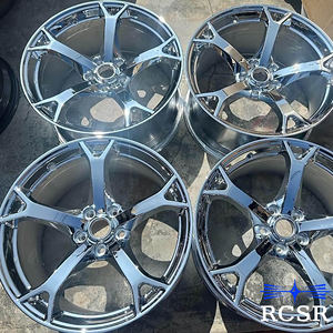 RCSR Vente chaude pour Nismo V1 Jantes forgées argent chromé 8J Maining pour <span class=keywords><strong>Nissan</strong></span> 350z <span class=keywords><strong>370z</strong></span> G37 Q50 Q70 5x114.3/120/112 PCD - Product Image 3