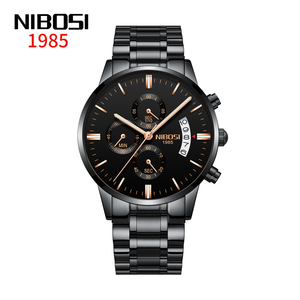 NIBOSI 2309 Orologio al Quarzo di Lusso da Uomo, Impermeabile, Classico con Tre Quadranti e Sei Lancette - Product Image 2