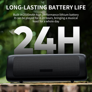 Enceinte Bluetooth C27 20W, enceinte sans fil avec basses profondes, 24h d'autonomie, étanche IPX7, Bluetooth 5.3, enceinte portable avec LED - Product Image 4