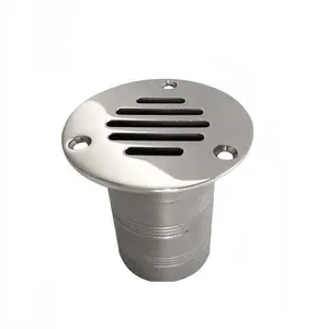 Lantai baja antikarat outlet saluran air 50mm pipa outlet air baut Marine outdoor rainwater hopper untuk mencegah penguras lantai