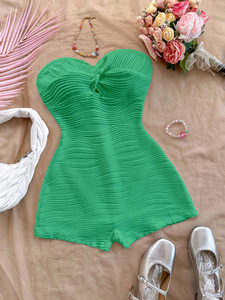 Body ajustado de alta gama para mujer, nuevo modelo, sexy, sin tirantes, mono de una pieza, a la moda - Product Image 6