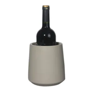 Concrete Ice Bucket for Home Decor Elegant Beverage Tubs for Indoor Use