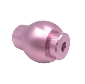 Perilla esférica de aluminio anodizado rosa de alta precisión de 3/4/5 ejes, piezas de mecanizado CNC para manija de control OEM - Product Image 2