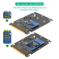 Adaptador TISRHIC M.2 NGFF / Msata SSD a IDE, Convertidor MSATA a IDE PATA de 44 Pines y 2.5 Pulgadas para Mini SATA/B-Key SSD, Tarjeta Adicional para PC Portátil