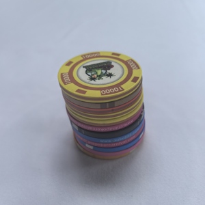 Fichas de Póker de Cerámica de Lujo QINLONG de 10g con Diseño Personalizado de 39*3.3mm para Casino - Product Image 3