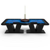 YH 118 Zoll Professional Casino Spieltisch Luxuriöser neuer 2 in1 Roulette Tisch zum Verkauf