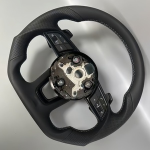 Volante de Cuero Nappa Nuevo en Oferta para <span class=keywords><strong>Audi</strong></span> B9 B9.5 B8 RS3 RS7 RS5 A1 A3 A4 A5 A6 A7 A8 Q3 Q5 Q7 S3 S4 S5 TT 8V 8P - Product Image 2