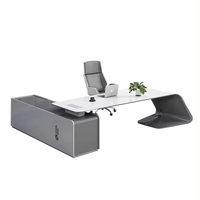 Escritorio Ejecutivo Moderno en Forma de L de Primera Calidad para Oficina en Casa con Acabado de Madera Premium y Diseño Ergonómico