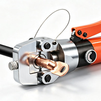 Herramienta de crimpado eléctrica manual TUBO CPO-300, crimpadora de terminales de 12T con 11 matrices