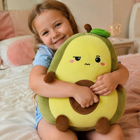 Juguete de Peluche Personalizado con Diseño Único, Aguacate de Peluche Suave y Cómodo, Peluches de Frutas y Animales, Almohada para Dormir