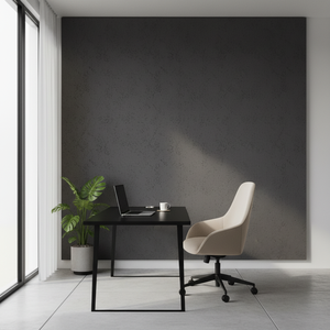 Carta da Parati Moderna Tinta Unita con Motivo Scuro Effetto Pietra Lunare Nuvolosa di Alta Qualità Impermeabile per Uso Commerciale - Product Image 5