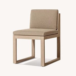 Nhà Máy Bán Hàng Trực Tiếp Chất Lượng Cao Hiện Đại Rắn Gỗ Tếch Ngoài Trời Bàn Ăn Bền Ghế Thời Tiết Chống Lại Đồ Nội Thất Biệt Thự Sân Vườn - Product Image 4