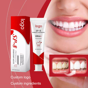 Làm trắng kem đánh răng dentoral tre than răng kem đánh răng biểu tượng tùy chỉnh màu Corrector Probiotic kem đánh răng Sp-8 - Product Image 1