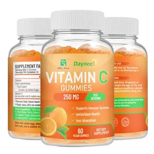 Vitamine C Gummies Huid Haargroei Vitamine Gummy Candy Biotine Veganistische Pre-Workout Gezondheidszorg Supplementen Multivitamine Gummies