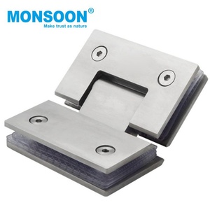 Bisagra para Puerta de Ducha sin Marco de Acero Inoxidable, Soporte de Vidrio, Diseño Moderno, Apertura de 180 Grados, Plegable Oculto - Product Image 3