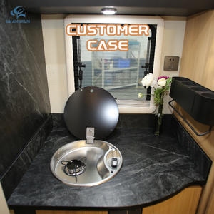 GUANGRUN Petit <span class=keywords><strong>Plaque</strong></span> <span class=keywords><strong>de</strong></span> <span class=keywords><strong>Cuisson</strong></span> à Gaz à Brûleur Unique 340mm Couvercle en Verre Trempé 1.8kW Allumage Électrique à Impulsions Pièces - Product Image 2