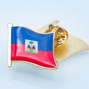 Großhandel Free Design Weiche harte Emaille vergoldete Anstecknadel De Banderas Flagge Abzeichen Hut Emaille Flagge Country Pins - Product Image 3