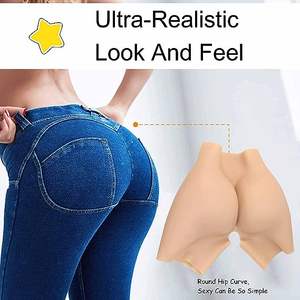 Pantalones cortos <span class=keywords><strong>de</strong></span> silicona para moldear glúteos, ropa interior realzadora <span class=keywords><strong>de</strong></span> cadera acolchada y realista para Cosplay Drag Queen - Product Image 6