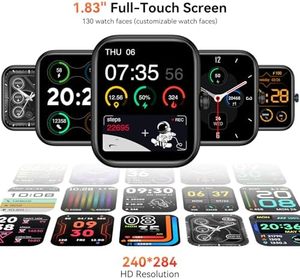 Reloj Inteligente SENBONO IDW25 con Alexa Integrada, Pantalla HD de 1.83 Pulgadas, Monitor de Actividad Física, Función de Sueño y Conversación, Compatible con Android e iOS - Product Image 3