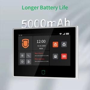 Sói bảo vệ tự làm không dây 4G Wifi GSM <span class=keywords><strong>SMS</strong></span> nhà 7inch cảm ứng IPS an ninh chống trộm hệ thống báo động với IP Camera <span class=keywords><strong>PIR</strong></span> cảm biến - Product Image 4